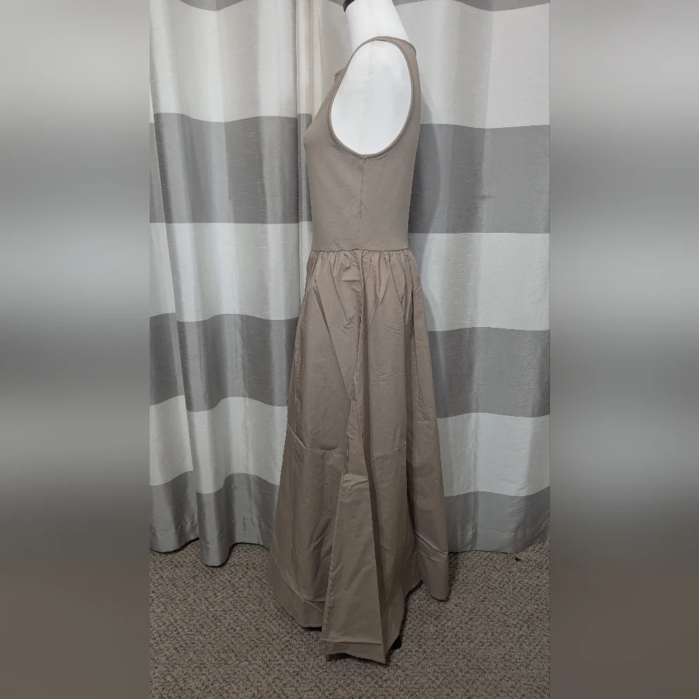 The Drop "Dia Mixed Fabric Maxi Tank Dress" Various Sizes - Picture 6 of 12